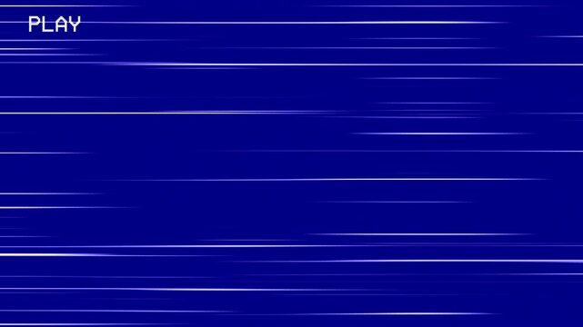 VHS Tape Tracking Error Screen Overlay With Rolling Static Lines 4K UHD