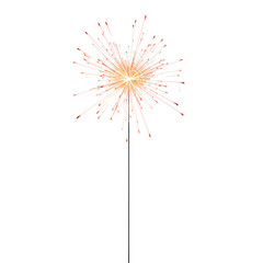 Obraz premium Firework Sparkler Lighting up the Night Sky During a Celebration Event