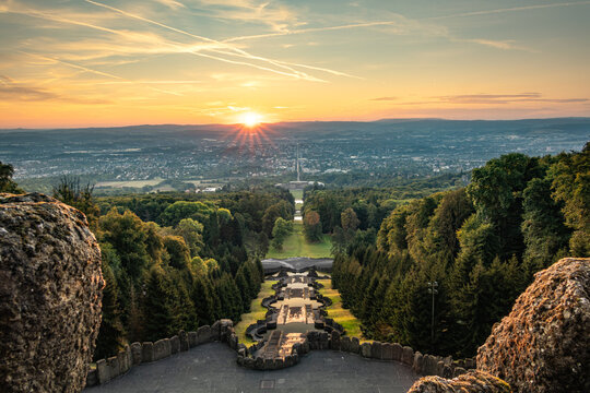 Sonnenaufgang &uuml;ber Kassel