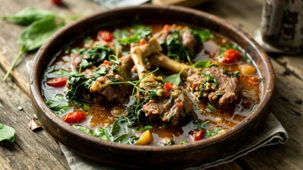 Chakapuli is one of the most exquisite and fragrant dishes of Georgian cuisine, which is traditionally considered springtime.