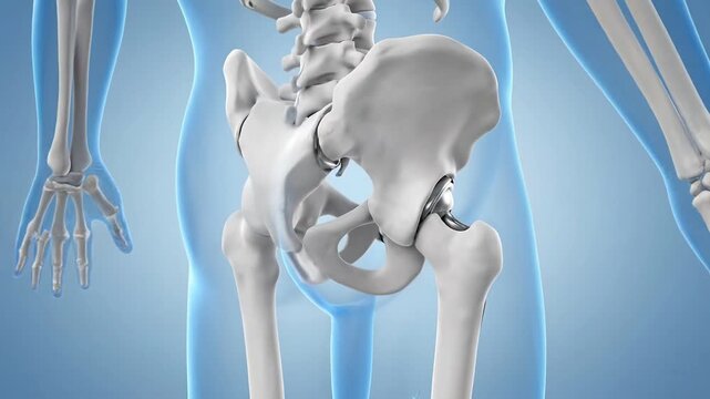 Hip Replacement Anatomy Animation Medical Visualization