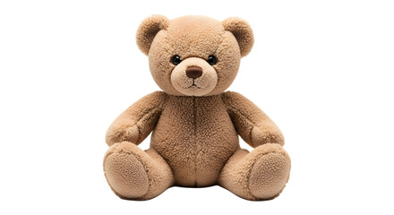 Obraz premium Vintage teddy bear sitting on black background