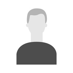 Flat illustration. Icons of man and woman. Avatar, user profile, person icon, profile picture. Suitable for social media profiles, icons, screensavers and as a template. Business concept.