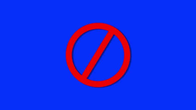 A simple image featuring a curved red shape on a blue background.