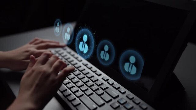 Digital recruitment and online hiring, virtual headhunting, smart recruitment platforms, talent acquisition solutions, and digital HR tools for modern workforce management. Muxer