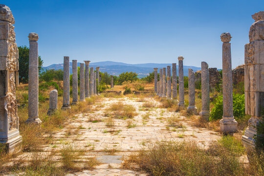 In the ruins of ancient Aphrodisias
