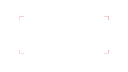 Clean red corner brackets, representing framing, borders, or boundaries in graphic and web design.