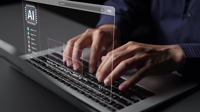 AI platform generating art images with dynamic interface. AI-generated content appears in image gallery artificial intelligence view. Genrative AI loading multiple image from AI design engine. Muxer