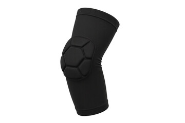 Black padded knee sleeve for sports protection
