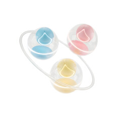 Pastel colored breastmilk storage bags