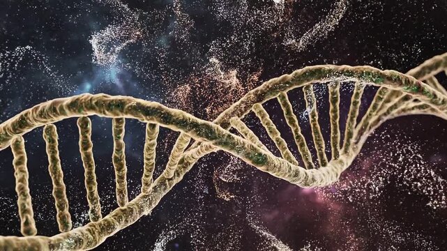 Dynamic DNA Helix Undergoing Genetic Mutation and Transformation