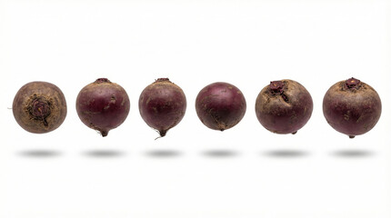 Beetroot Whole Vegetables in Different Angles