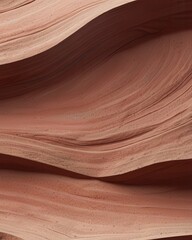 Obraz premium Sculpted Sandstone Texture with Flowing Red Curves and Rosy Pink Mineral Finish Background