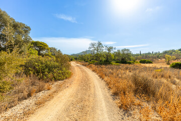 Scenic photos of the Vale Judeu Circular Trail near Loul&eacute;, Algarve, Portugal
