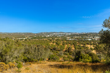 Fototapeta premium Scenic photos of the Vale Judeu Circular Trail near Loulé, Algarve, Portugal