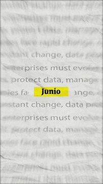 Junio text - Text news Headline Effect Match Cut