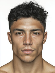 Fototapeta premium Studio portrait of handsome male model