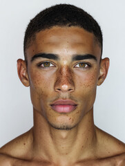 Obraz premium Studio portrait of handsome male model