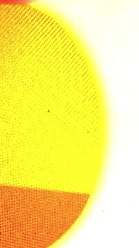 Vertical 16mm film burn and light leak transition, seamless 4k vintage grain and scratch overlay on black background