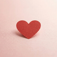 Fototapeta premium red heart on wood