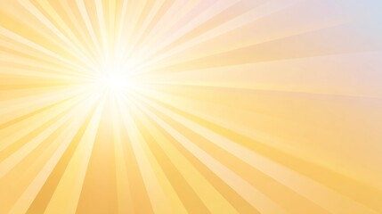 Naklejka premium Bright background with sun rays shining down, creating warmth and light during daytime in an open outdoor space