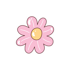 colorful leaf and flower stickers