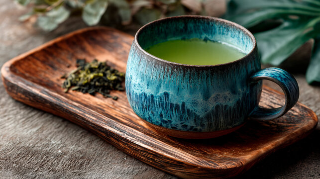 taza de t&eacute; verde