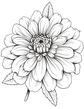 adult coloring pages, flower coloring pages, floral coloring book, flower line art, botanical coloring pages, flower outline art, coloring pages for adults, floral coloring sheets