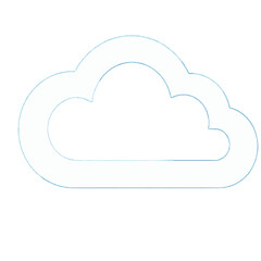 Fototapeta premium cloud computing icon