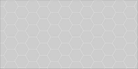 Seamless hexagon geometric pattern background