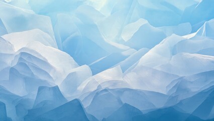 Obraz premium Abstract Layers of Blue and White