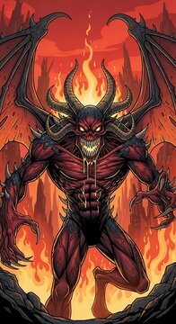 Infernal Majesty - A Demons Reign in the Fiery Depths of Hell.