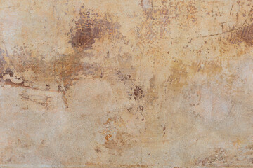 Faded designs on an interior stone wall, Pisa, Italy