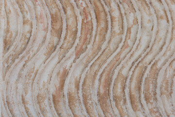 Faded designs on an interior stone wall, Pisa, Italy