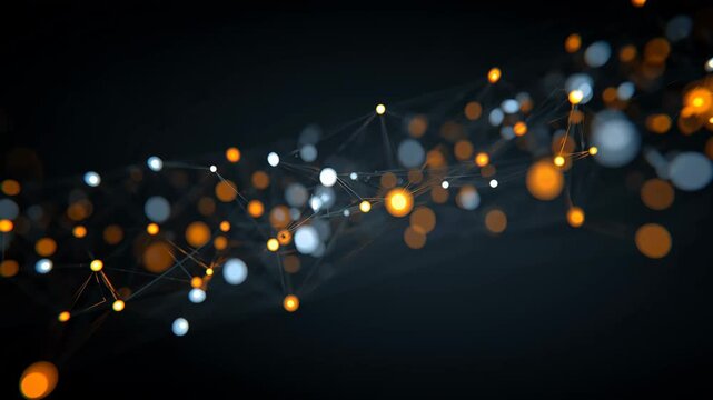 Single bright point stands out in dark abstract field