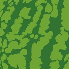 Watermelon skin patterned background vector with dominant green color