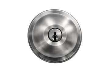 Doorknob lock with keyhole offering security and privacy