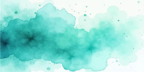 Obraz premium Abstract blue watercolor sky background