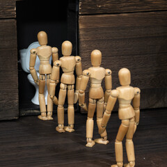 Obraz premium トイレの出来事