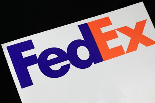 Envelope of FedEx or Federal Express. The company specializes in next day delivery of package