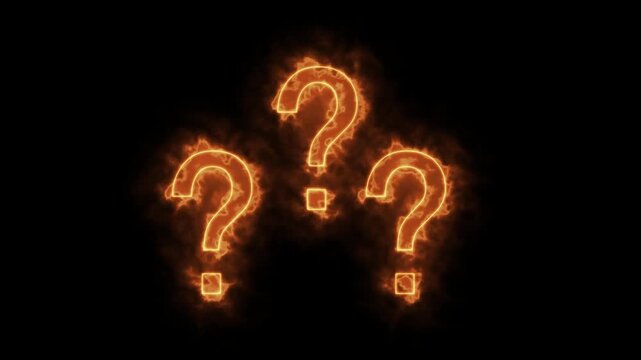 Question mark icon, problem sign