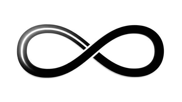 Infinity symbol in different styles.