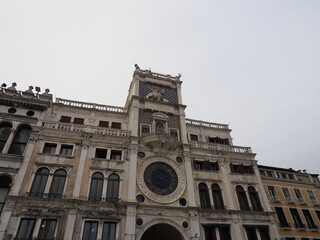 イタリア　世界遺産ヴェネツィア　サン・マルコ時計塔