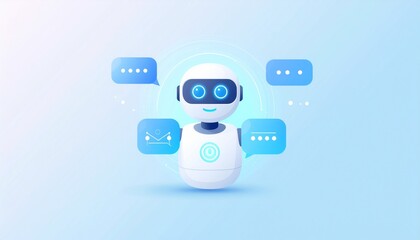 AI Chatbot Virtual Assistant Interface