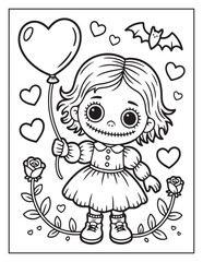 Fototapeta premium Creepy Valentine Love