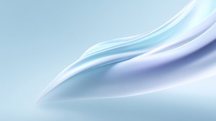 Fototapeta premium Soft flowing shapes in gentle pastel colors creating a smooth and calming abstract backdrop for creative design and artistic projects