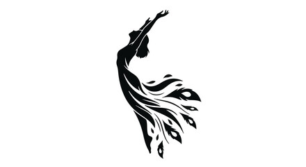 Fototapeta premium silhouette of a woman