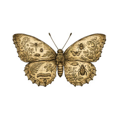 butterfly isolated on white