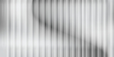 Holograph ice glass texture background. Reed flute pattern effect. Laser ripple abstract line ribbed 3d gradient. Silver frosty reflect striations.