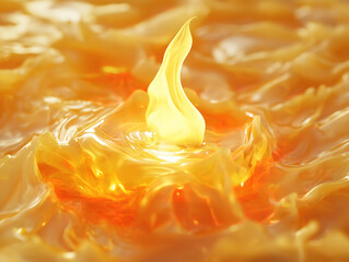 A Hypnotic Candle Wax Drip in a Breathtaking Cinematic Close-Up